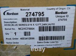Nordson 274795 Blue Series Hot Melt Glue Hose 240v-ac 376w 12ft