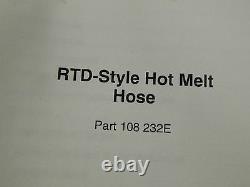 Nordson RTD-Style Hot Melt Replacement Hose P/N 108 232E