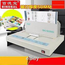 SK-5000 Desktop electric Hot Melt Glue Book Binding Binder Machine For A4 Paper