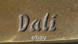 Salvador Dali Melting Clock Tribute Bronze Sculpture Abstract Hot Cast