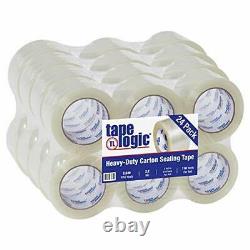 Tape Logic 3 Inch x 110 Yards Clear Hot Melt Packing Tape 2.2 Mil Thick Pack