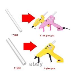Transparent Glue Gun Adhesive Stick Industrial Electric Silicone Gun 5 to 100pcs