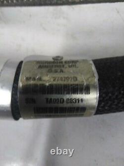 Unused Nordson 6' Hot Melt Adhesive Hose Model # 274792D, Rectangle Plug