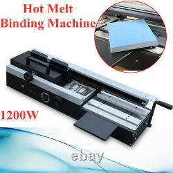 WD-40A A4 Book Binding Machine 110V Hot Melt Glue Book Paper Binder Wireless NEW