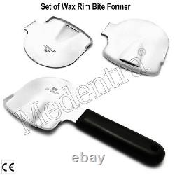 X4 Hot Plate Wax Rim Bite Denture Bite Occlusal Rim Former Dental Ortho Candulor