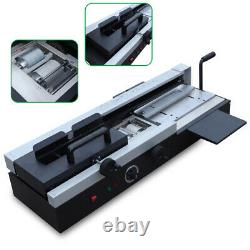 110v Sans Fil A4 Livre Reliure Machine De Bureau Chaud Melt Colle Livre Papier Binder