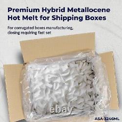 30 lb de scellage de carton thermofusible, hybride métallocène, adhésion initiale forte