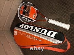 Dunlop M-fil 300 Hotmelt Roland Garros Ltd Sortie-très Rare-grip3 + Couverture