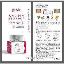 Genie Sauna Belly Hot Fat-melt Crème De Massage 150g Made In Korea