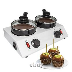 Gr-d20048 Chocolate Melting Machine Double Hot Pot Electric Fondue Manuel