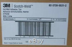Hot Melt Adhesive Tan 3m Scotch Weld 3750 Ae 1/2 X 10 25 Lb. Boîte