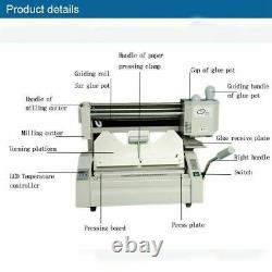 Mise À Niveau Sans Fil 110v Hot Melt Glue Book Binder Perfect Binding Machine USA