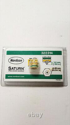 Nordson Saturn 322314 Chaud Melt Glue Buse 3,8mm Tip Brand New! Expédition Rapide