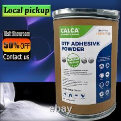 Poudre DTF blanche CALCA 44 lb de densité moyenne pour impression DTF avec adhésif thermofusible