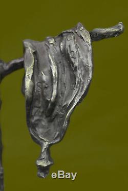 Salvador Dali Melting Horloge Hommage Bronze Sculpture Abstraite Hot Cast Home Déco