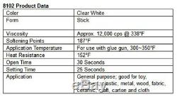 Tout Usage De Colle Chaude Melt Clear Stick Pour La Boîte D'étanchéité 1/2 Po X 10 Po 25 Lb